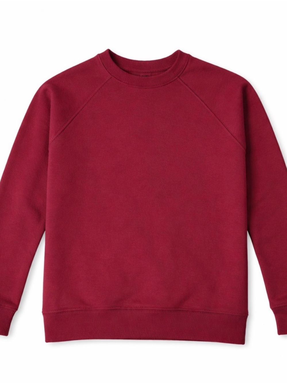 H&M Men's Crewneck Sweatshirt - Burgundy Red